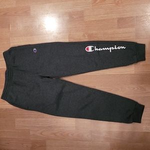 Champion youth large gray sweats